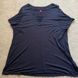 J Lo Cut out Black Blouse